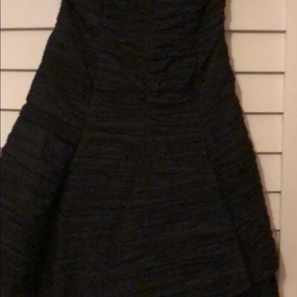 Strapless Black Taffeta Dress. - Picture 2 of 3